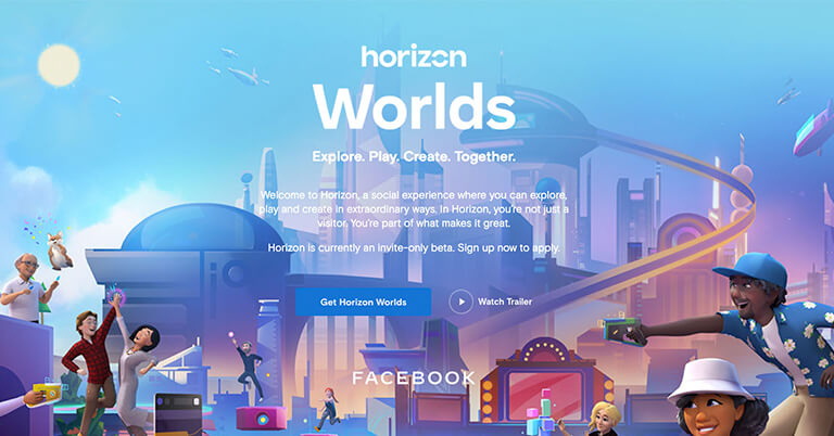 Facebookが次世代メタバース計画に投資。「Horizon Worlds」とは？いつ公開される？