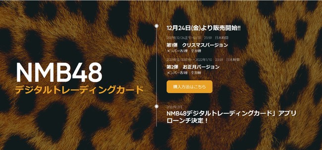 Xクリエーション のNFTニュース|NFT 『NMB48デジタルトレーディングカード』発売