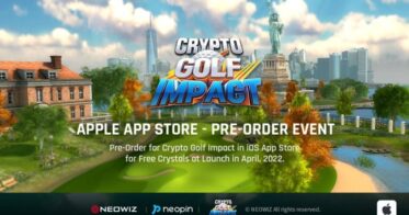 ゲームオン のNFTニュース|【NEOWIZ　プレスリリース】NEOWIZが世に送り出す Play and Earnゲーム『Crypto golf impact』154カ国のApple App Storeで事前予約開始！