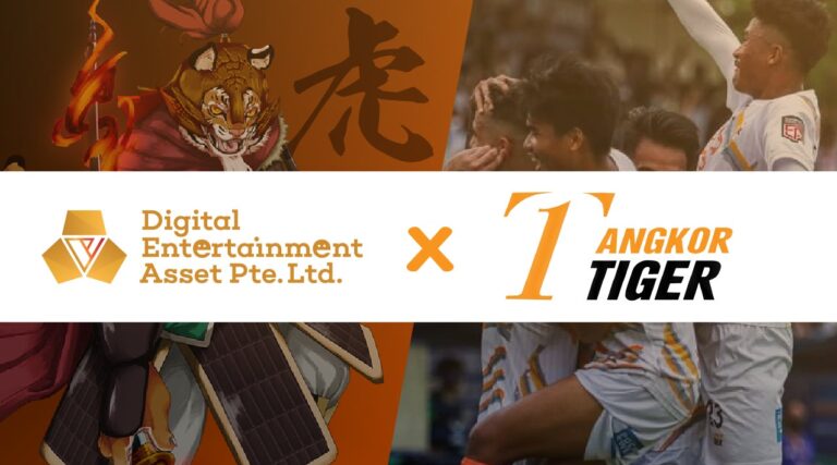 Digital Entertainment Asset Pte.Ltd のNFTニュース|DEA社、カンボジアサッカークラブ アンコールタイガーFCとのパートナーシップを発表