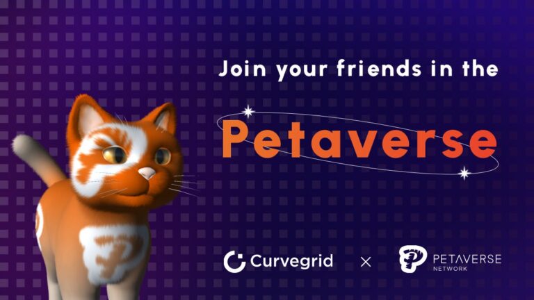 Curvegrid のNFTニュース|Petaverse NetworkがCurvegridと提携し、「メタバースにおけるペット」のブロックチェーン相互運用性を向上