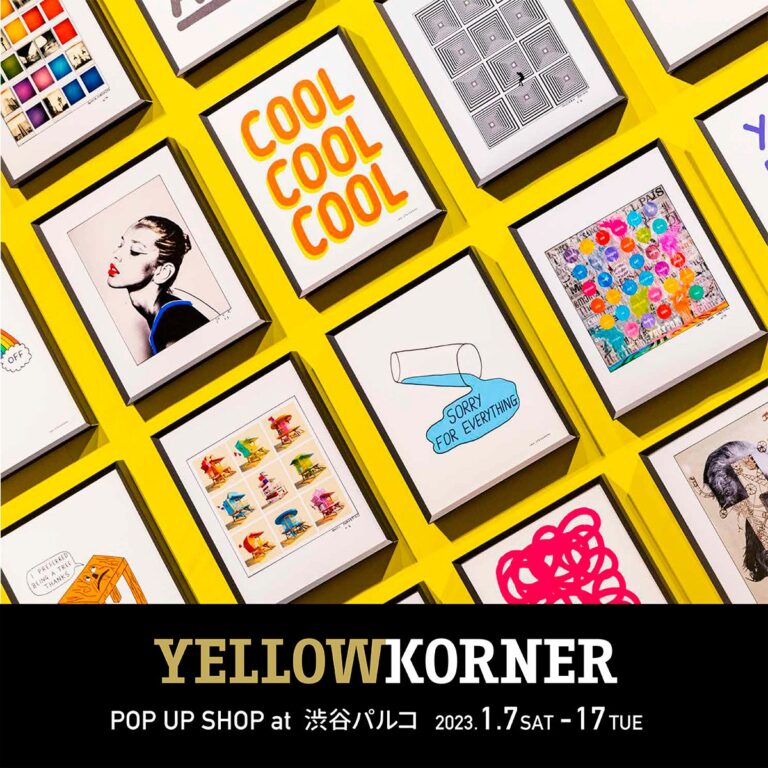 YellowKornerが渋谷PARCOにポップアップショップをオープン