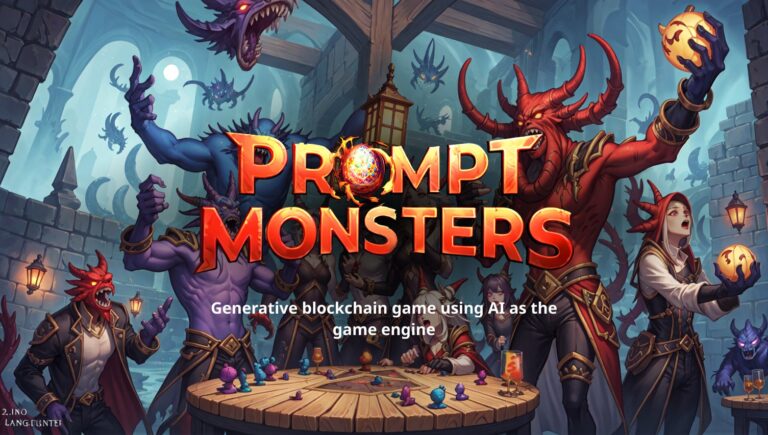 AIをゲームエンジンとした、ブロックチェーンゲーム”Prompt Monsters”専用のAIモデルを共同開発。OasysチェーンのMCH Verse上に5月1日リリース