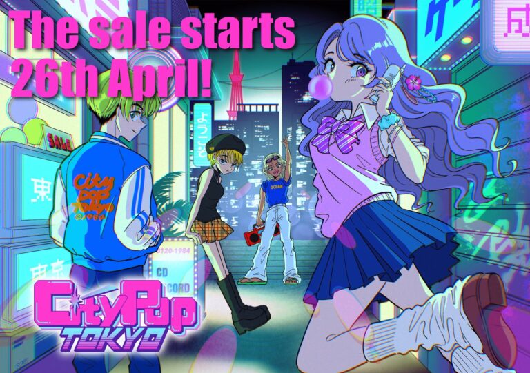 NFTプロジェクト「City Pop TOKYO」NFTキャラクターを4月26日より販売