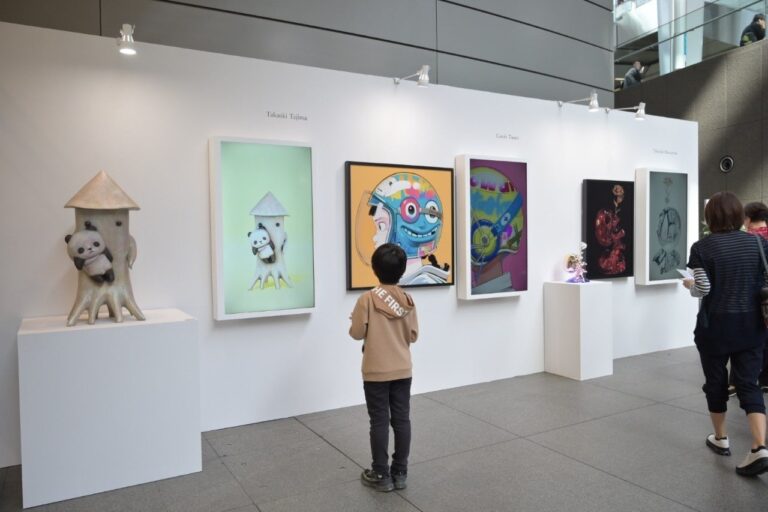 アートフェア東京2023のNFT作品展示風景