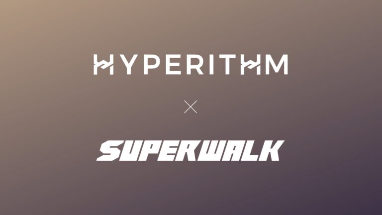 Hyperithm、Klaytnチェーンの最大のMove to Earnプロジェクト「SuperWalk」に出資