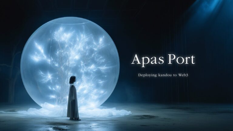 Web3に感動をデプロイする「株式会社Apas Port」設立及び資本パートナー発表のお知らせ