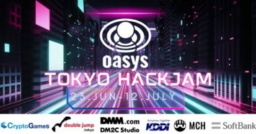 7/12エントリー締切り！Oasys初、賞金総額68,000USDのハッカソン「Oasys TOKYO HACKJAM」にCryptoGamesがスポンサーとして参画