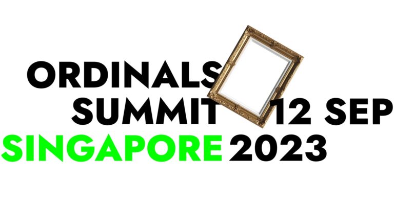 CryptoNinja Ordinals、シンガポールで開催の Ordinals Summit スポンサーに。ファウンダーが登壇