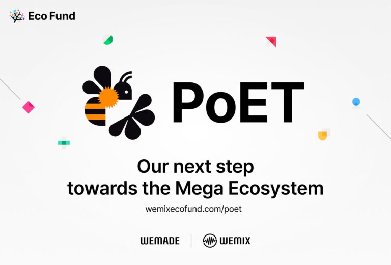 WEMIX、エコシステムの成長を促進する新しいブロック報酬プログラム「PoET」正式ローンチ