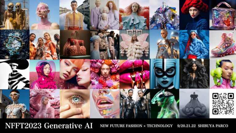 「NFFT2023 Generative AI x Fashion展」9月20日より渋谷パルコにて開催