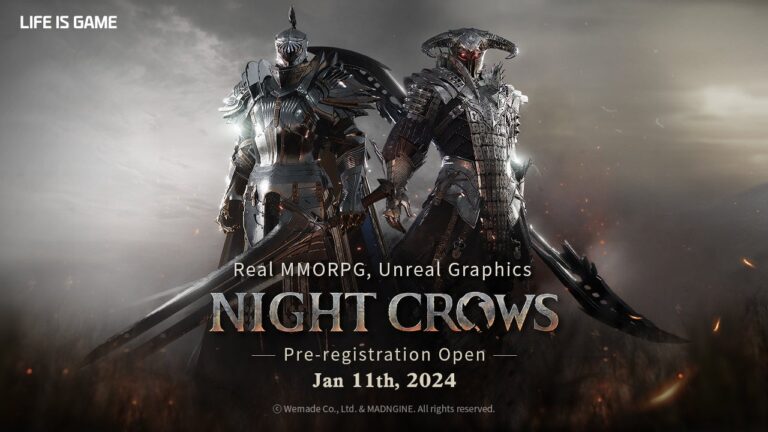 WEMADE、新作MMORPG「Night Crows」グローバルの事前登録開始