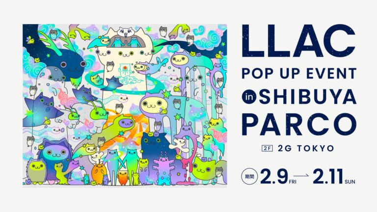 【NFT×体験】Live Like A Cat、Doodlesと渋谷パルコにてNFT ART POP UPを同時開催！