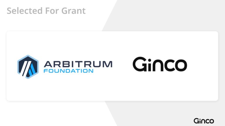 Ginco、アジアのWeb3インフラのリーディングカンパニーとしてArbitrumからグラント授与