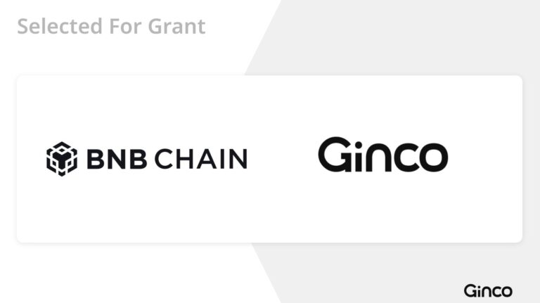 Ginco、BNBからグラント授与、同時に業務用暗号資産ウォレット「Ginco Enterprise Wallet」がBNBに新規対応