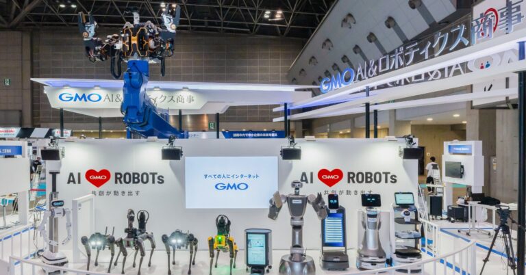 初参加のGMOインターネットグループ、”Japan Robot Week 2024″で最大規模ブース展開、魅力あふれる10種類の最先端ロボットを披露