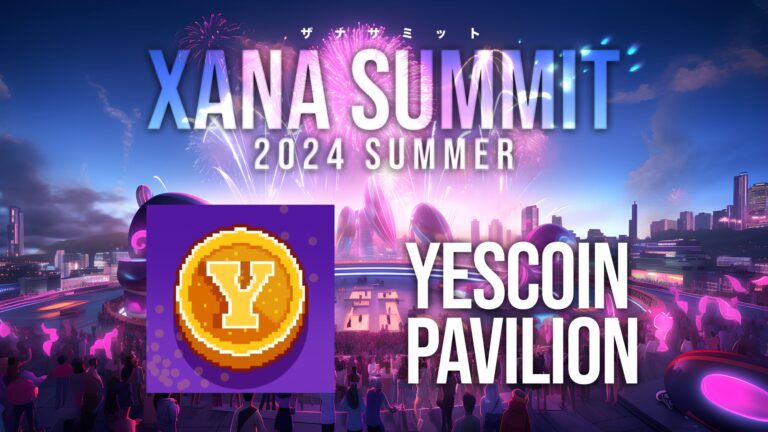 Yescoin、AI×Web3.0メタバースの次世代フェス「XANA SUMMIT 2024」に出展決定！最先端の企業やクリエイターが結集する場に参戦