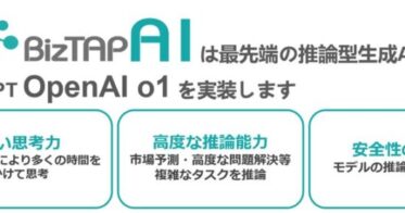 株式会社インバウンドテックとOmniGrid、業務効率化AI「BizTAP AI」にChatGPT OpenAI o1シリーズおよびDeepLの翻訳機能を追加実装