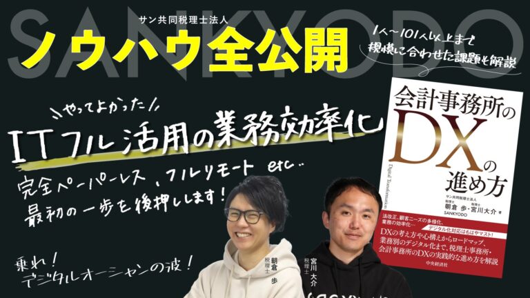 サン共同税理士法人が提案する「会計事務所のDX推進法」解説書発売開始