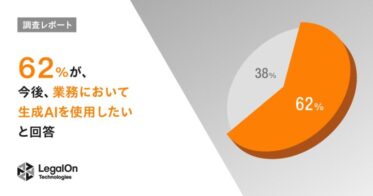 株式会社LegalOn Technologies、法務担当者の71%が生成AI活用を希望する調査結果