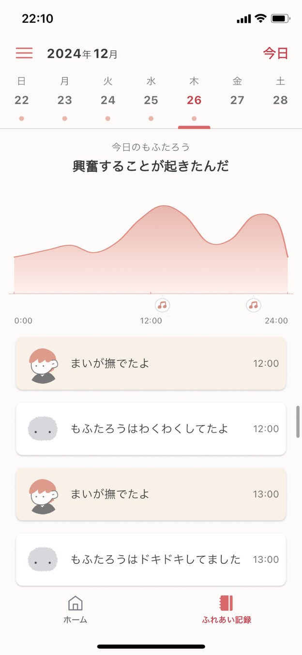 ふれあい記録