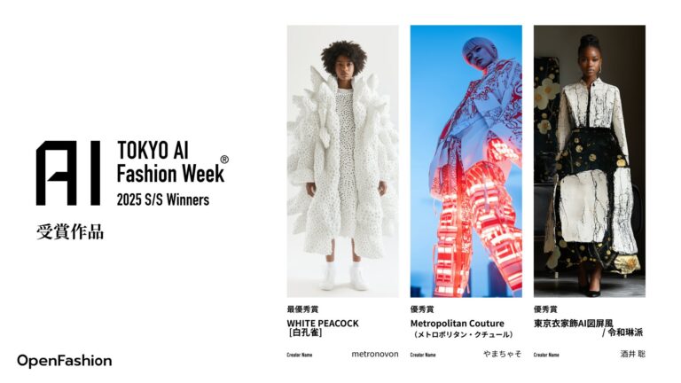 株式会社OpenFashion、生成AIによるファッションデザインコンテストの結果発表