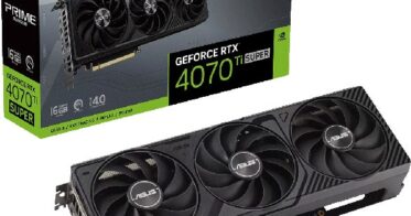 シー・エフ・デー販売、ASUSの新GPU『PRIME-RTX4070TIS-16G』を発表