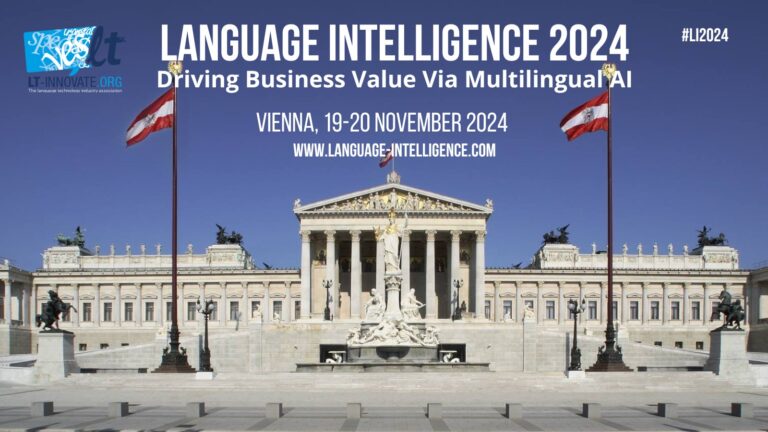 八楽株式会社、ウィーンの「LANGUAGE INTELLIGENCE 2024」で協賛発表