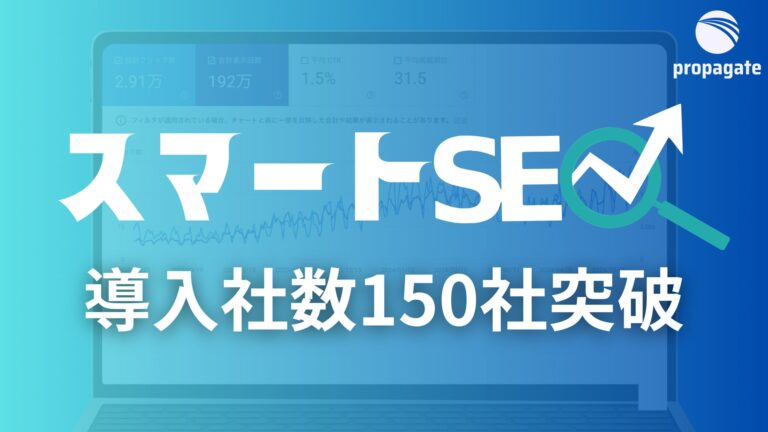 株式会社プロパゲートの自社開発AIが支える「スマートSEO」、導入企業数150社達成